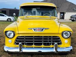 Image result for Chrome Yellow 1955 Truck