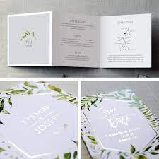 Tuscany Wedding Invitation Greenery And Gold Save The Date Etsy Undangan Pernikahan Undangan Pernikahan