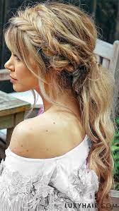 Wedding Hairstyles For Long Hair Beautiful Long Hairstyles For Brides Long Hair Styles Diy Wedding Hair Curly Hair Styles Naturally