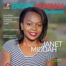 Janet Middah, raised at Wema Centre all her life, is currently the Health  Safety & Wellness Manager at Safaricom. She will be sharing her real life  story