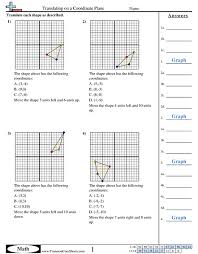 Grid Worksheets Translating On A Coordinate Plane Worksheet Coordinate Plane Worksheets Coordinate Plane Worksheets