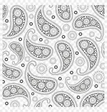 Simple paisley pattern black and white. Applying The Clipping Mask To The Paisley Pattern Paisley Design Paisley Transparent Background Png Download 1063078 Pikpng