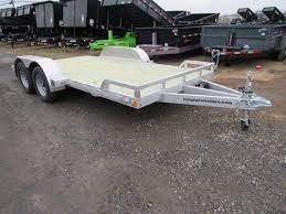 Aluminum car hauler trailer the aluminum car hauler is a lightweight, low maintenance alternative to the steel version. Cargo Pro 7 X 16 Aluminum Open Car Hauler With Wood Deck