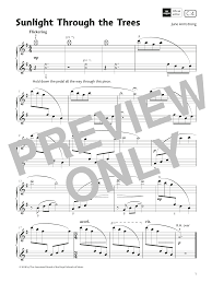 Sunlight Through The Trees Grade 1 List C4 From The Abrsm Piano Syllabus 2021 2022 Sheet Music June Armstrong Piano Solo