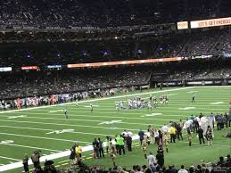 superdome section 149 new orleans saints rateyourseats com