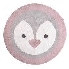 80 x 150 cm (b x l) findet beinahe überall platz. Minividuals Waschbarer Teppich Pinguin Kidswoodlove