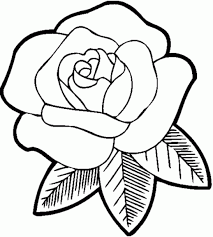 Coloring Pages Of Rose Flowers Rose Coloring Pages Easy Coloring Pages Cute Coloring Pages