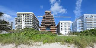 Arte surfside miami lists villa nove penthouse for $38 million usd: Miami Construction Surfside S Arte Condos Top Out Curbed Miami