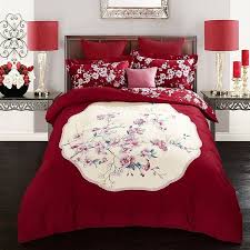 We did not find results for: Dark Red And Beige Floral Print Asian Inspired Oriental Style Sophisticated Elegant 100 Brushed Cotton Full Q Bed Furniture Set Bedding Sets Red Bedding Sets