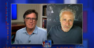 Join leilani and 1,159 supporters today. Stephen Colbert Jon Stewart Reunite Remotely On The Late Show Qnewshub