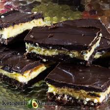 If you're looking for healthy christmas desserts, you've come to the right place! Keto Nanaimo Bar Recipe Sugar Free Christmas Dessert Ketogenic Woman
