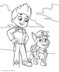Free printable paw patrol coloring sheets & colouring pages with ryder & the quick links to info on page. Ryder Coloring Pages Coloring Home