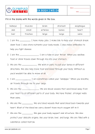 Class 4 Science Human Body Worksheet 04 In 2020 Science Worksheets Human Body Worksheets Mental Maths Worksheets
