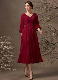 Maybe you would like to learn more about one of these? Nouvelle Collection Plissee Robes D Invitee De Mariage Manches 3 4 Robes De Soiree De Mariage Jj S House