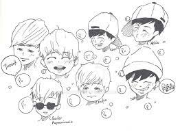 You can print images of the korean group for free on our website. ã‚­ãƒ ã‚·ãƒ ãƒ­ã‚¤ãƒ¤ãƒªãƒ†ã‚£ãƒ•ãƒªãƒ¼ K Pop Bts Logo Coloring Pages