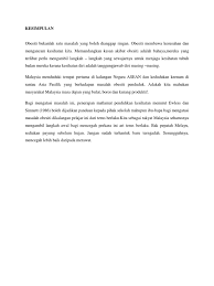 Anemia di kalangan pelajar indonesia. Kesimpulan Obesiti