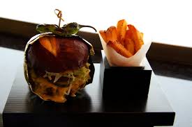 Jade Burger Fries Green Chili Cheddar Miso Mustard Pretzel Bun Food Mustard Pretzels Burger And Fries