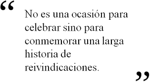 Conmemoración del día de la mujer. Un Balance Para El Dia Internacional De La Mujer Cerac Centro De Recursos Para El Analisis De Conflictos