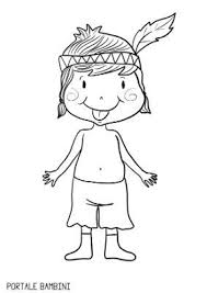 Disegni Di Indiani Per Bambini Da Stampare E Colorare Portale Bambini Disegni Indiana Disegni A Mano