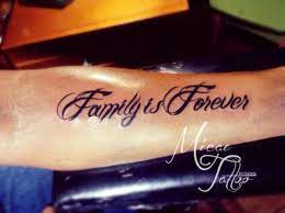 Vì ứng dụng này hỗ trợ cho. Letter Tattoo Family Is Forever Hinh XÄƒm XÄƒm