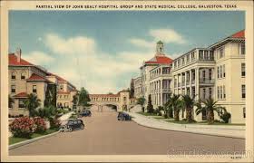 Partial View Of John Sealy Hospital Group And State Medical College Galveston Hospital Group Galveston Texas