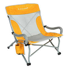 The folding chair is comfortable and is low to the ground. Rock Cloud Portable Folding Camping Chair Low Beach Chair For Camp Lawn Hiking Sports Hunting