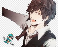 Post as many an anime character with brown hair. Black Hair Brown Hair Anime Male Anime Boy Face Cg Artwork People Png Pngwing