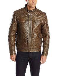 Boston Harbour Vintage Men S Leather Diamond Quilt Jacket Review Leather Men Mens Clothing Styles Distressed Jacket