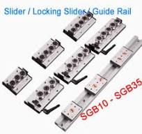 Built-In Dual-Axis Linear Rail Guide and Lock Sliders SGB10-SGB35 3/4/5  Wheel | eBay