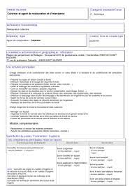 Check spelling or type a new query. Fiche De Poste Employe De Residence A La Sous