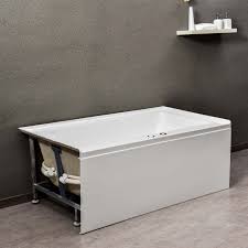 You may not be able to see the stopper itself when looking at the drain. á… Woodbridge 60 Whirlpool Water Jetted Alcove Tub With Left Hand Drain B0037l Woodbridge