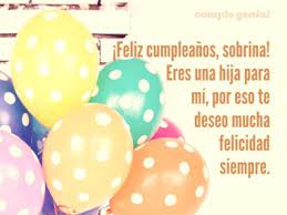 Feliz Cumpleanos Para Una Sobrina Cumple Genial