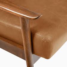 4.3 out of 5 stars. Mid Century Leather Show Wood Chair