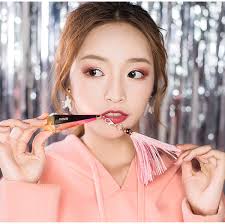 NOVO kim cương tua son môi cô gái ngôi sao trái tim maple red bưởi son môi  bền lâu giữ ẩm không đánh dấu matte son thỏi 3ce