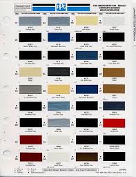 Amc Paint Charts 1954 1988