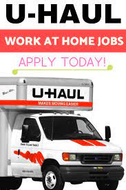 Complete Details Work At Home For U Haul Cash Thirst Working From Home Work From Home Jobs Work From Home Tips