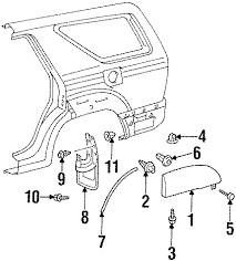New genuine toyota 4runner fuel tank valve assembly oe 7739035010. 4runner Parts Diagram Wiring Diagram Text Fur Philosophy Fur Philosophy Albergoristorantecanzo It