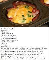 Lean And Green Breakfast Turkey Cups Lean Breakfasts Lean And Green Meals Lean Protein Meals