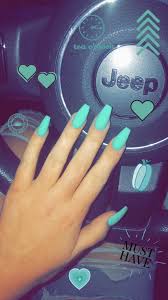 If you're reading this, you're probably a fan of acrylic nails and. Teal Acrylic Nails Teal Acrylic Nails Teal Nails Acrylic Nail Designs