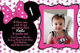 Make custom invitations and announcements for every special occasion! 1st Birthday Minnie Mouse Invitation 1st Birthday Ideas