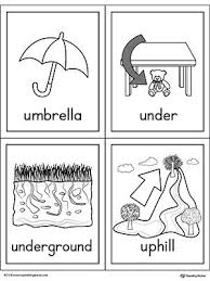 Download 66 royalty free letter u words and . Letter U Words And Pictures Printable Cards Umbrella Under Underground Uphill Kindergarten Letters Vocabulary Cards Alphabet Worksheets Preschool