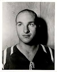 PF22 Original Photo JOHN LOWES 1960-61 JERSEY LARKS DEFENSE CLASSIC EHL  HOCKEY