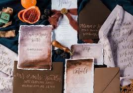 What are some other elements of the wedding that can be enhanced with some sweet script? 27 Unique Wedding Invitation Ideas For Every Couple And Wedding Style