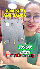 Cute na Set 18k na! Sa mga mga gusto arat na sa shop! 📍Golden Sky Jewelry  Shop Sana Mall Batha Riyadh , #followerseveryonehighlights  #viralreelschallenge #SaudiGold #Riyadh #goldjewelry #saudiarabia ...