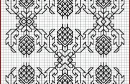 Blackwork And Redwork Free Cross Stitch Patterns
