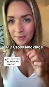 Replying to @Janine Zow I love it! #crossnecklace #goldcrossnecklace  #goldjewelry #TikTokShopDealsForYouDays #DealsForYouDays #TiktokSummerSale
