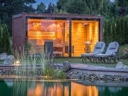 Sauna Spa Und Wellness Referenzen Golden Hill C Arne Pastoor Photography Saunahaus Garten Sauna Im Garten Gartensauna