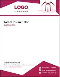 Create a letterhead using our unique templates and simple editor. 5 Real Estate Agent Office Letterhead Templates Microsoft Word Letterhead Templates