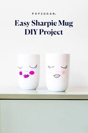 Photo mugs are a simple way to give old mugs an upgrade or create a crafty keepsake for a gift to a loved one. Easy Sharpie Mug Diy Project Popsugar Smart Living
