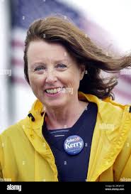 ADVANCE FOR MONDAY, JULY 19 ** Carla Bryson, of Portland, Maine, a  first-time delegate to the National Democratic Convention, poses Wednesday,  July 14, 2004, in Scarborough, Maine. Bryson, one of Maine's